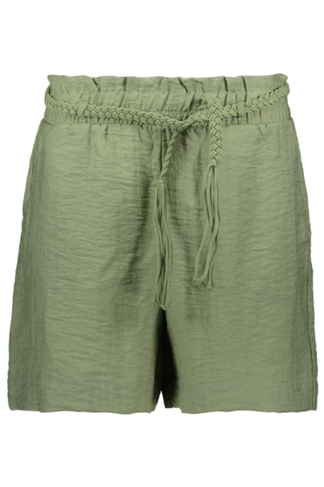 VMHEAVEN HW BELT SHORTS WVN GA 10324533 HEDGE GREEN